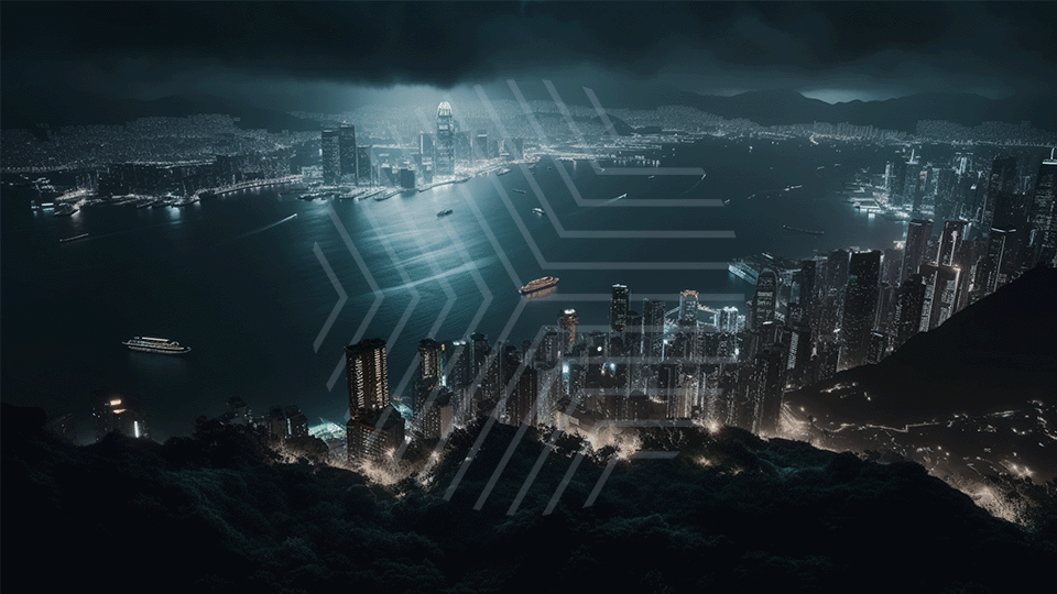 Hong Kong Becoming a Digital Currency Hub AI Photography